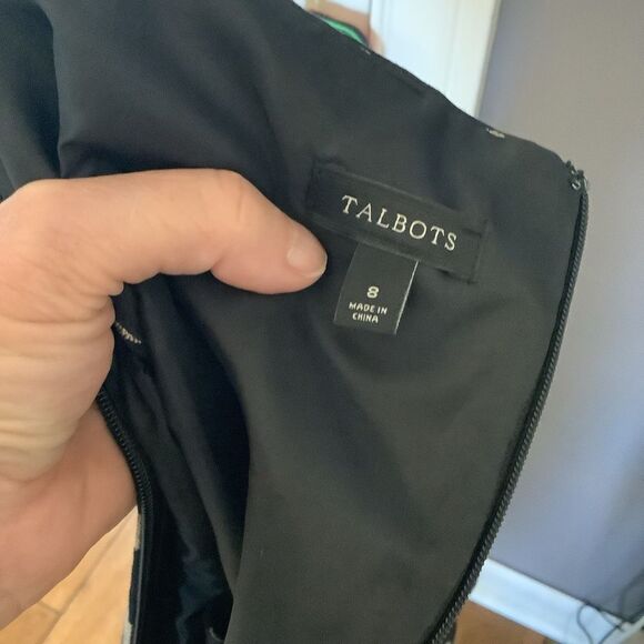 Talbots Holiday Party Dress 🖤💛🥰 - Picture 6 of 8